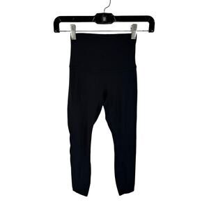 Lululemon Align Pant II 25 Inch Black Size 0 Leggings Athletic Gym Yoga